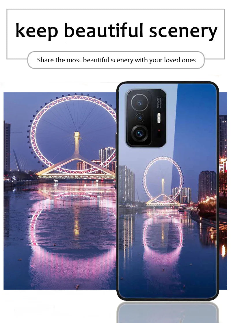 Custom Phone Cases For iPhone 16 16e 14 Pro Max 13 Mini 15 Plus Glass Silicone Cover Customized DIY Photo Personalized Pictures