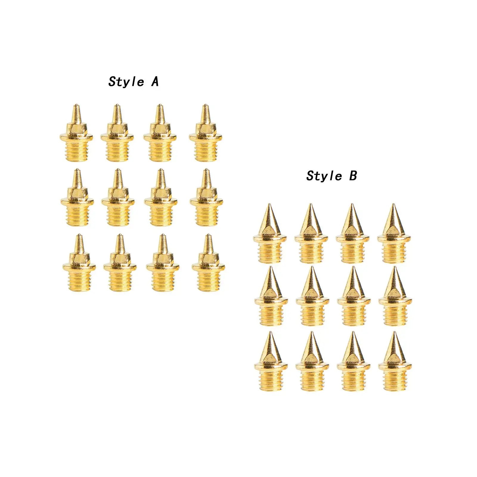 12Pcs Replacement Spikes for Track Shoes Sturdy Track and Field Running Spikes for Outdoor Training Sprint Short Running Exams