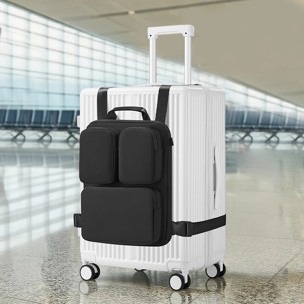 External Luggage Bag for Luggage Travel Organizer Storage Bag Lightweight 15.6-inch Laptop Handbag Suitcase Additional Vest Bag