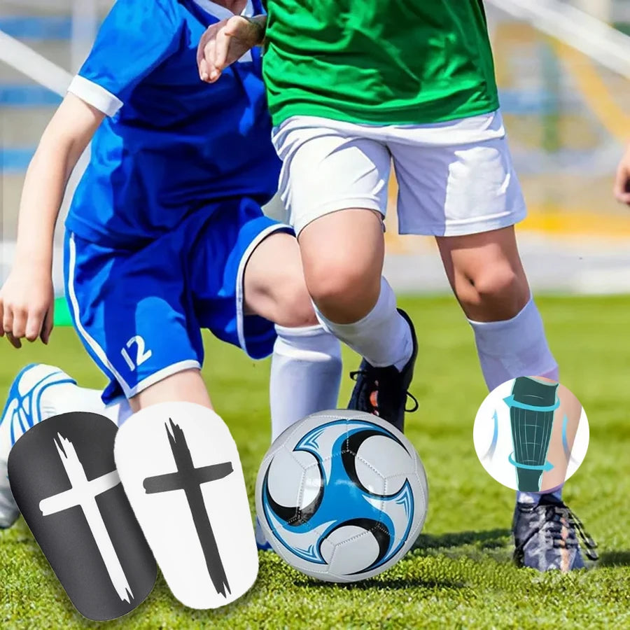 1 Pair Soccer Shin Guards Protective Gear & Shin Pads for Soccer Training &Matches Essential Soccer Gear for Kids Youth