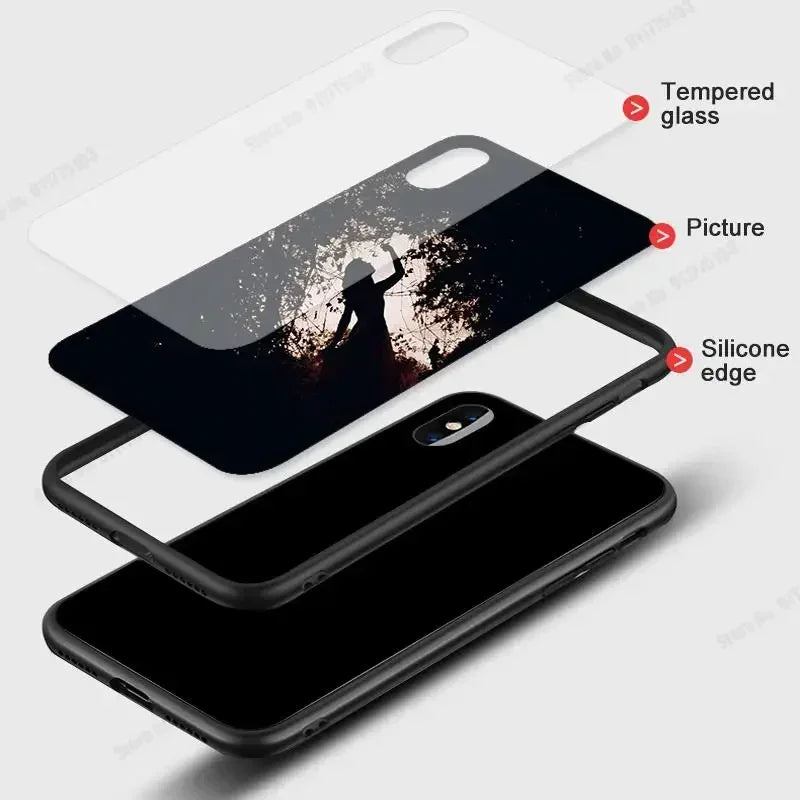DIY Photo Phone Case for iPhone 17 Pro Max Air 16 Plus 15Pro 14 13 12 Mini 11 Custom Personalized Picture Silicone Glass Cover