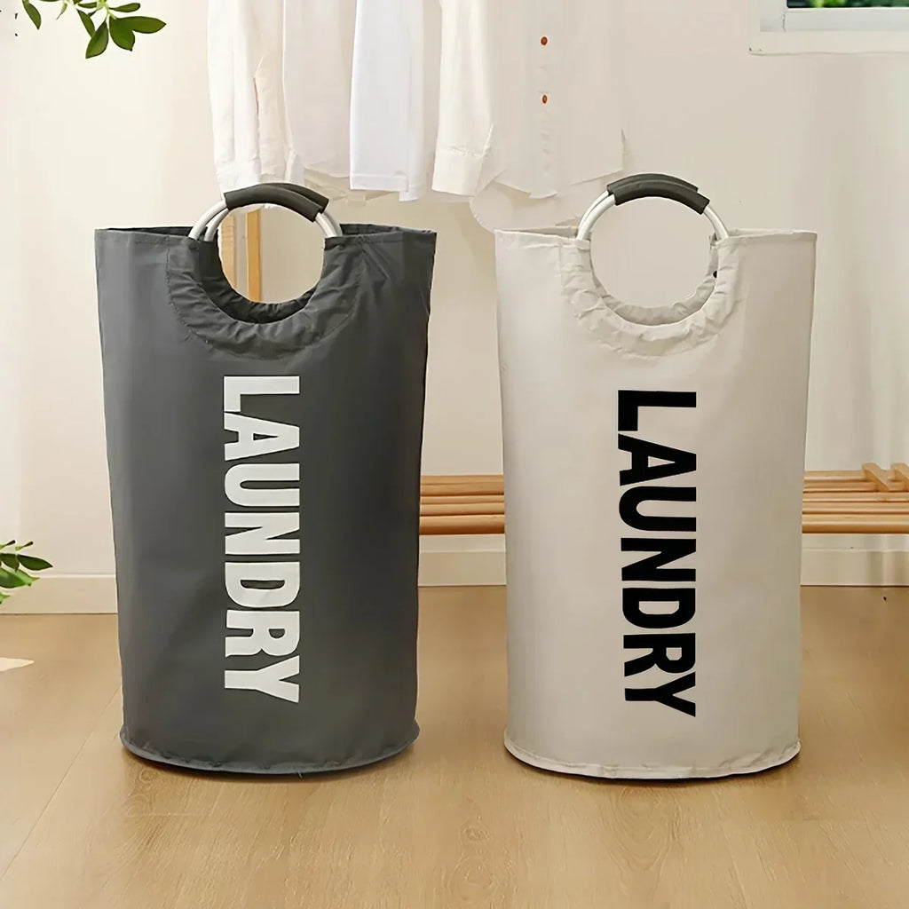 Large-capacity Laundry Hamper Bag With Handle Dirty Clothes Basket Bathroom Dirty Clothes Organizer Toys Storage Basket