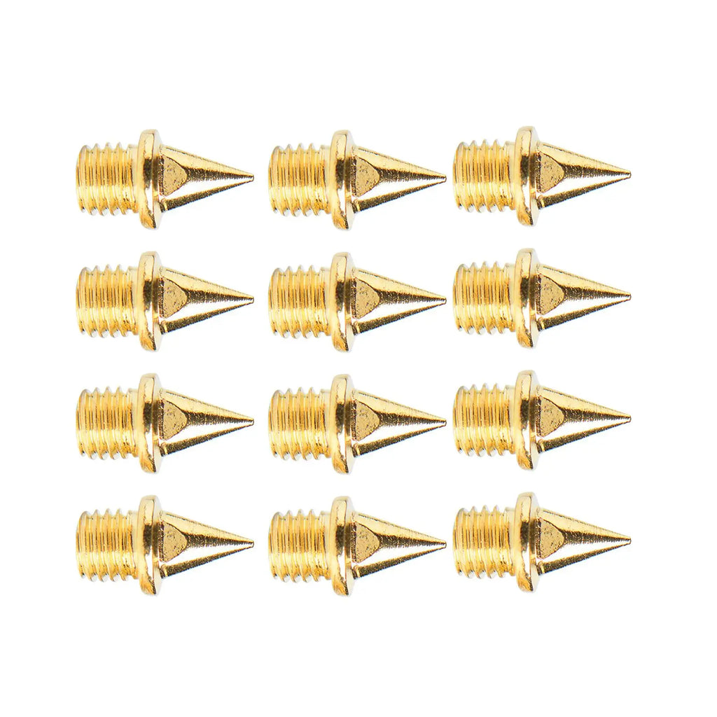 12Pcs Replacement Spikes for Track Shoes Sturdy Track and Field Running Spikes for Outdoor Training Sprint Short Running Exams