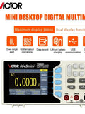 VICTMini Digital Multimeter 30000 Counts True RMS AC/DC 1000V Desktop Multimetro 300MHz Electrician Transistor Capacitance Test