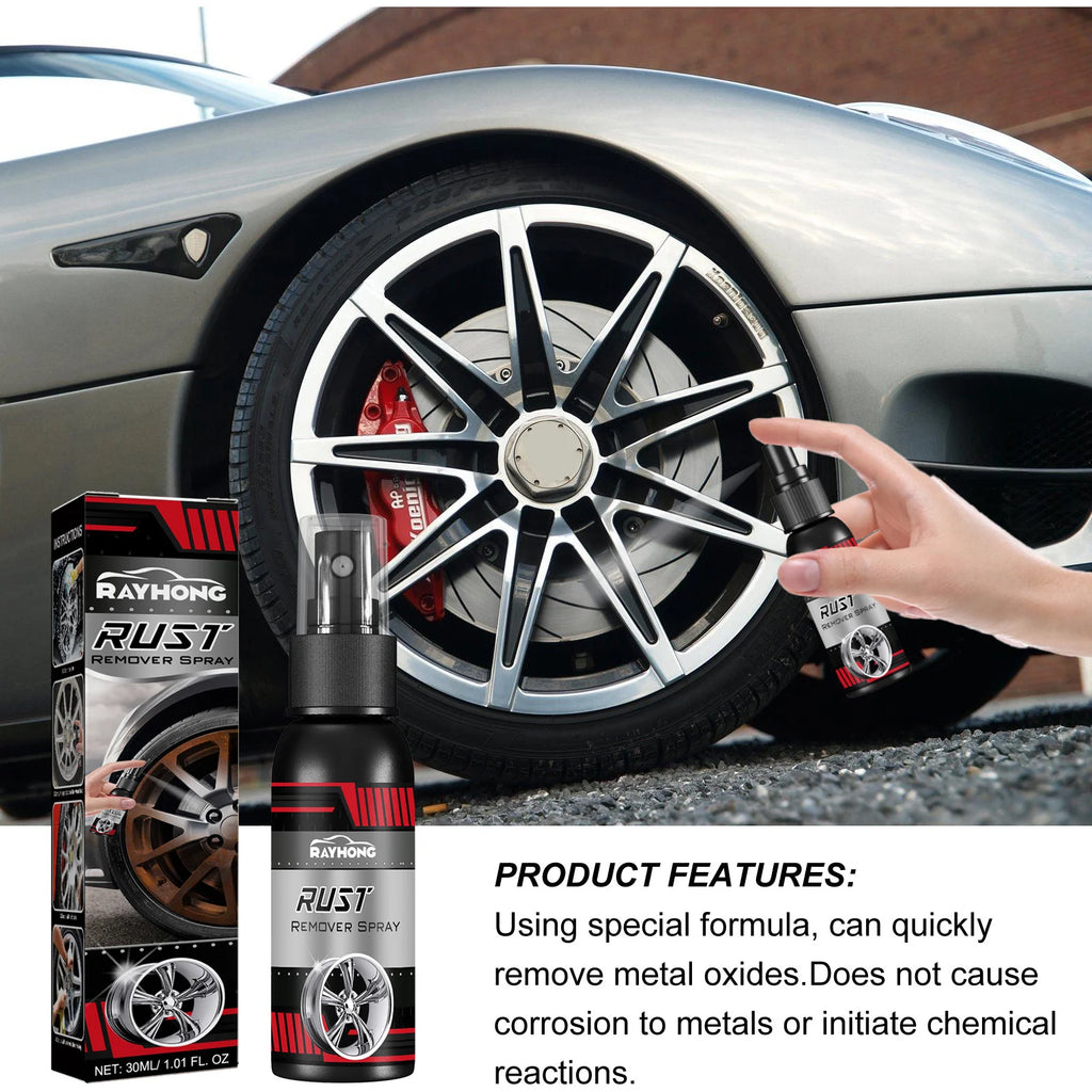 Deoxidizer Spray, Antirust Agent, Cleaning Chrome Plating Metallic Paint, Antioxidant Lubricant for Automobile Maintenance