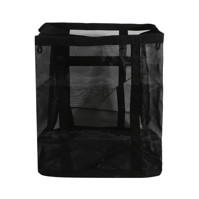 Laundry Hamper Nylon Mesh Laundry Basket Suitable for Bedroom Bathroom  Portable Independent Foldable Dirty Clothes Storage Bag