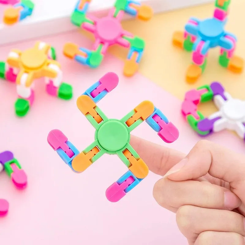 Fun Fidget Spinner Stress Relief Toys for Kids Birthday Party Gifts Souvenirs Kindergarten Back To School Pack Boys Girls Prizes