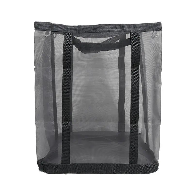 Laundry Hamper Nylon Mesh Laundry Basket Suitable for Bedroom Bathroom  Portable Independent Foldable Dirty Clothes Storage Bag
