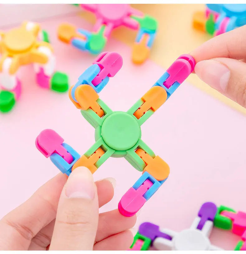 Fun Fidget Spinner Stress Relief Toys for Kids Birthday Party Gifts Souvenirs Kindergarten Back To School Pack Boys Girls Prizes