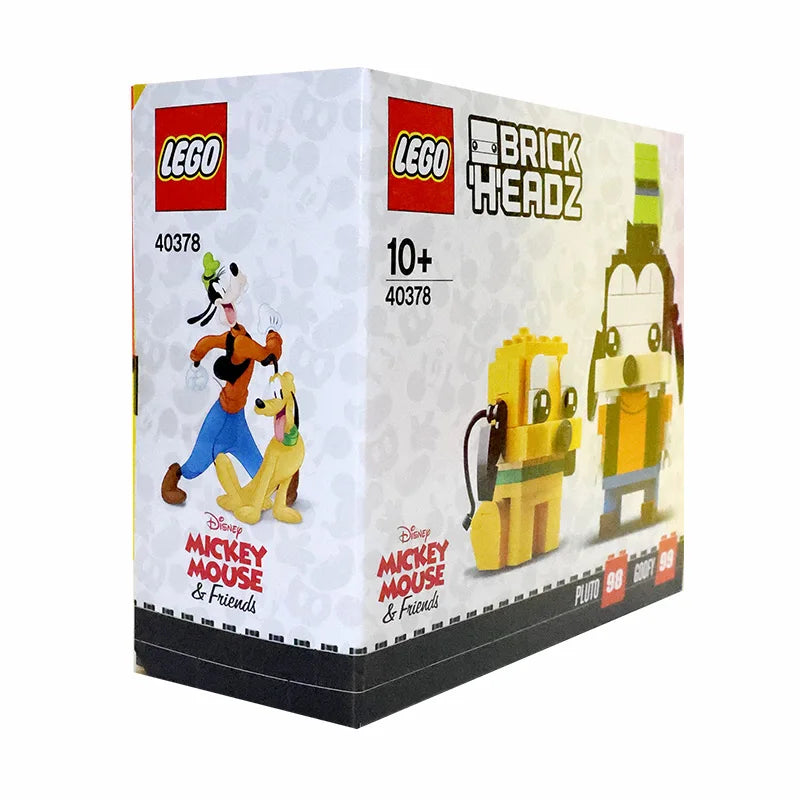 LEGO 40378 Disney Brick Headz Pluto Goofy Set