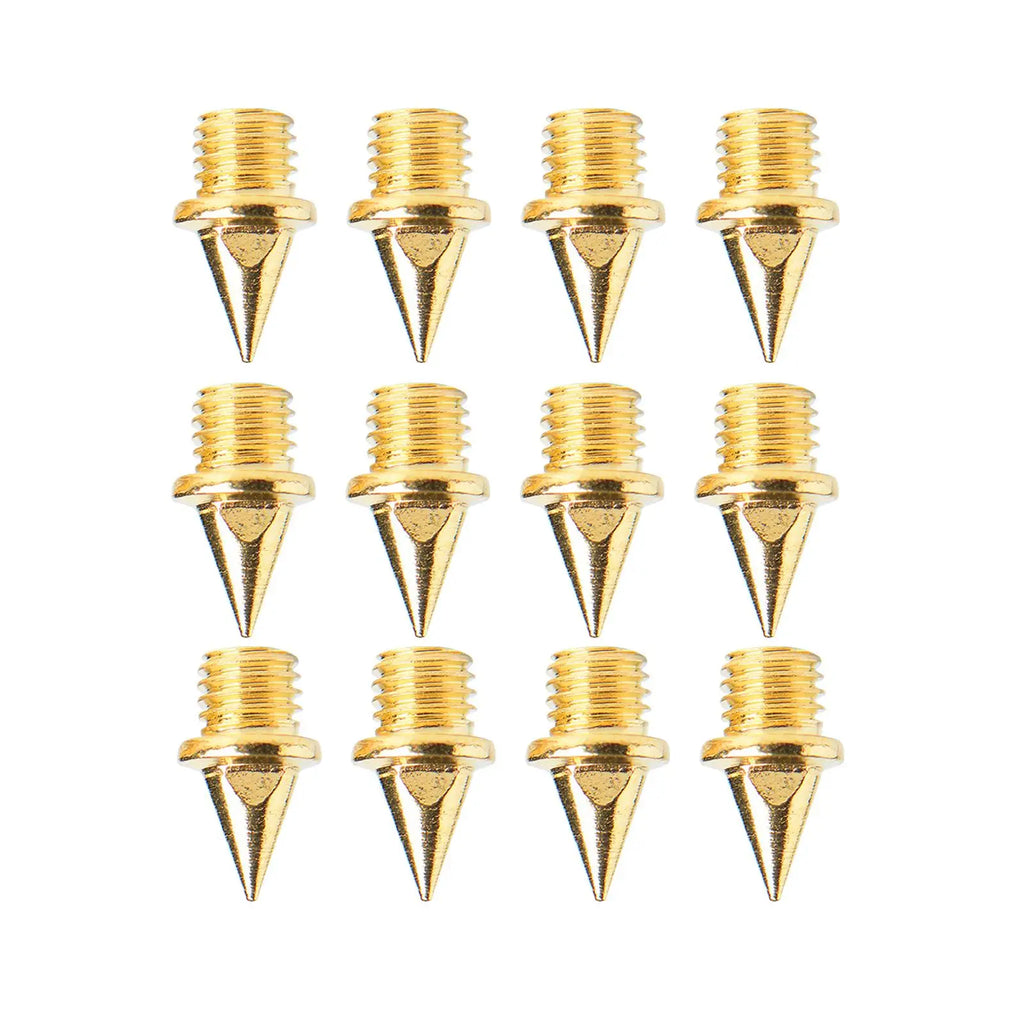 12Pcs Replacement Spikes for Track Shoes Sturdy Track and Field Running Spikes for Outdoor Training Sprint Short Running Exams