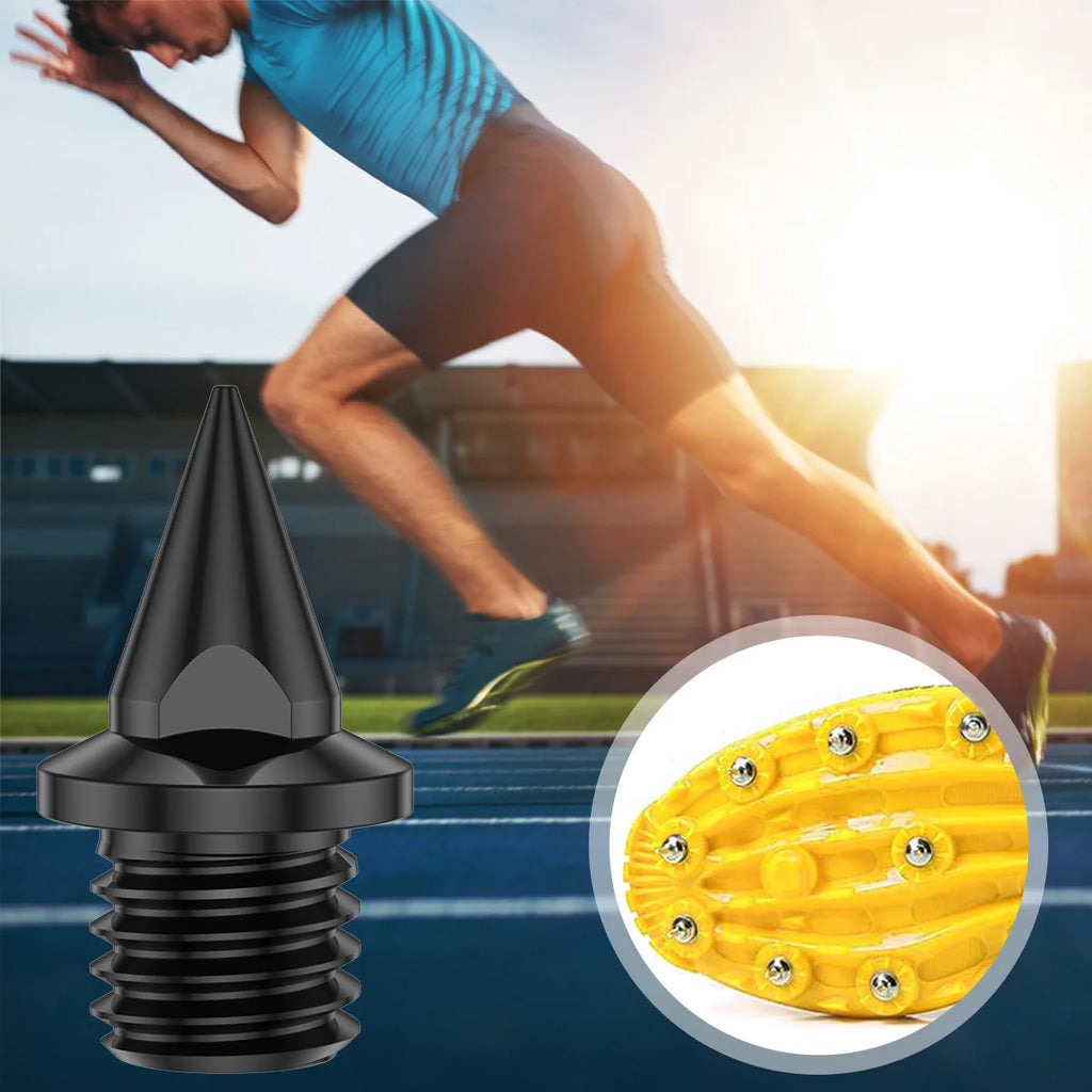 100Pcs Track Spikes Set Steel Wear Resistant Shoe Spikes Replacement Anti Slip Lightweight Sneakers Running Hiking Spikes