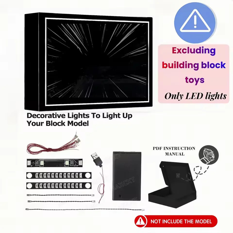 MAXCXT LED Light for Lego-10318 Concorde DIY Decorative Lamp with Battery Box (Not Include Lego Building Blocks Set)