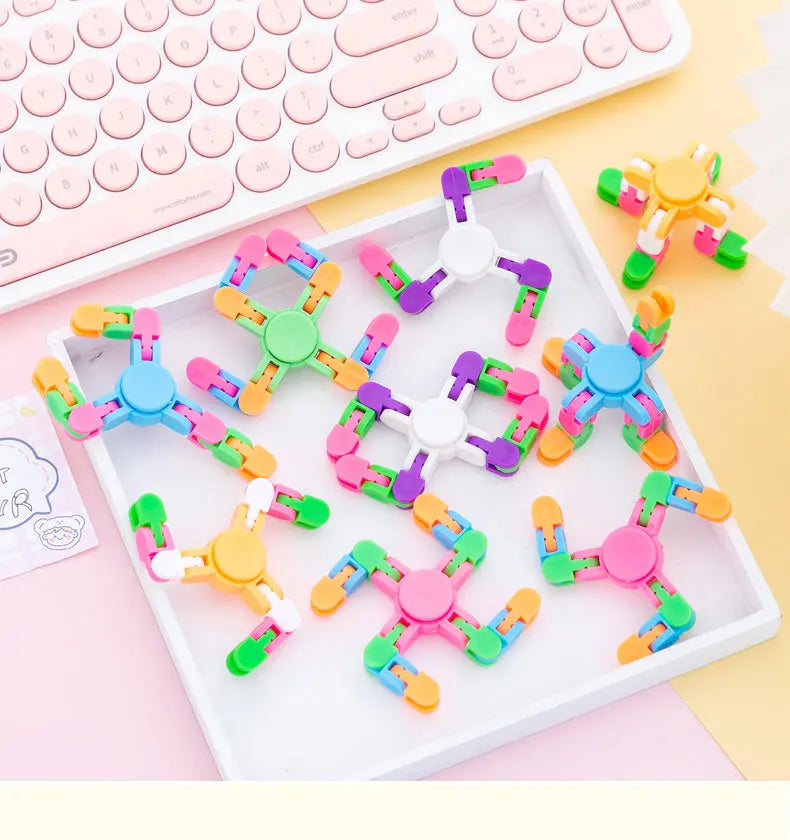 Fun Fidget Spinner Stress Relief Toys for Kids Birthday Party Gifts Souvenirs Kindergarten Back To School Pack Boys Girls Prizes