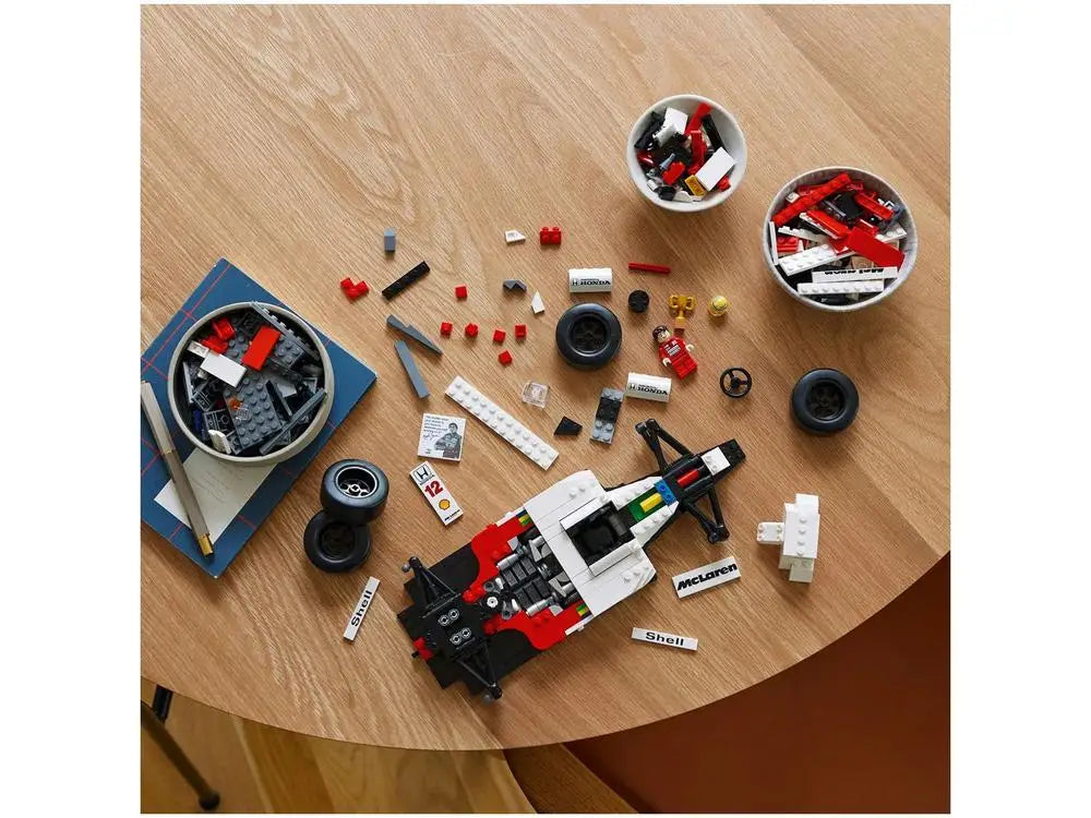 LEGO Icons McLaren MP4/4 and Ayrton Senna