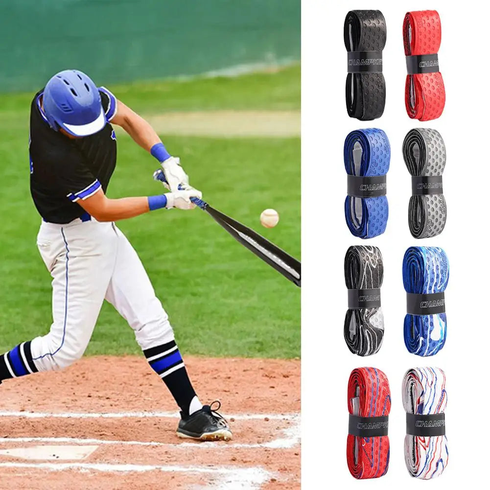 1Pcs PU Baseball Bat Tapes Wrap Shock Absorption Multicolor Anti-slip Sport Accessoriess Bockey Cricket Softball Bat Grip