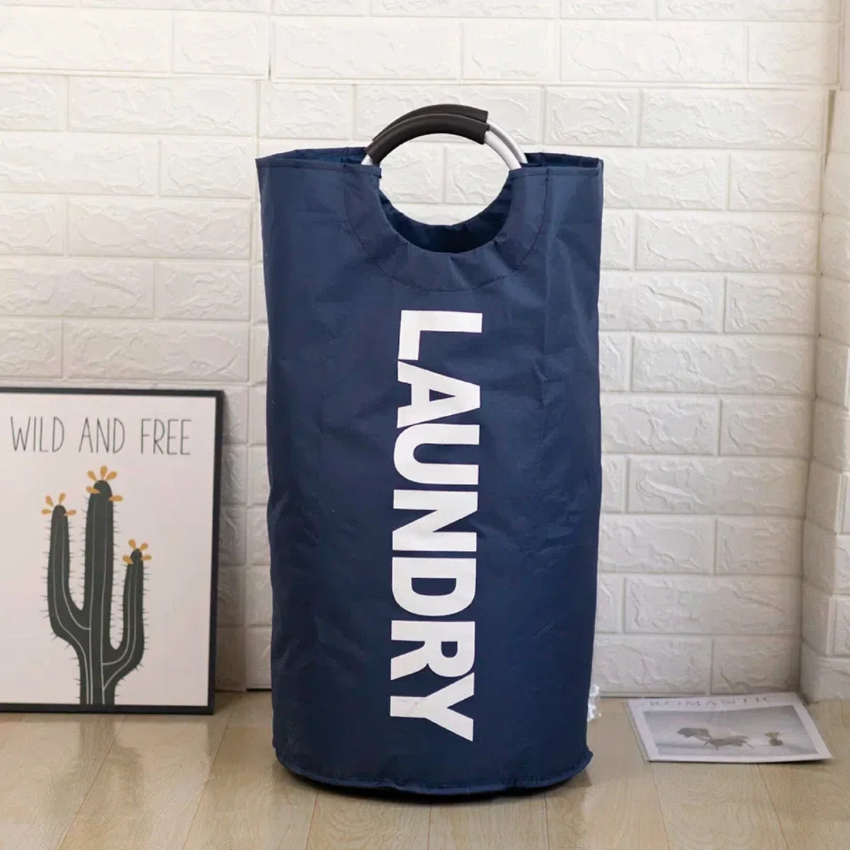 Large-capacity Laundry Hamper Bag With Handle Dirty Clothes Basket Bathroom Dirty Clothes Organizer Toys Storage Basket