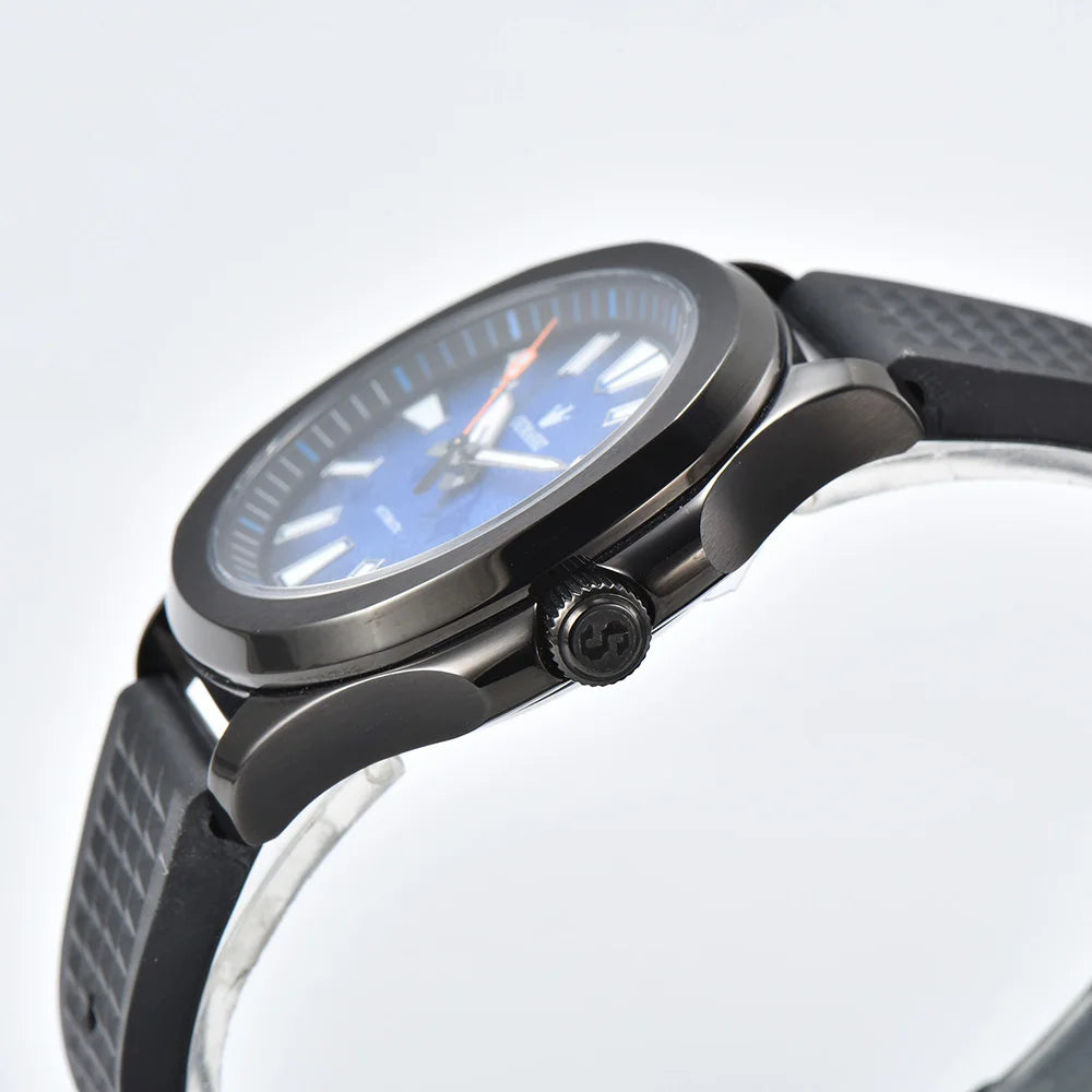 OUMASHI Grenade Men's Watch 42mm NH35A Automatic Luxury Watch with Movement Sapphire Glass Stainless Steel Case Waterproof Watch