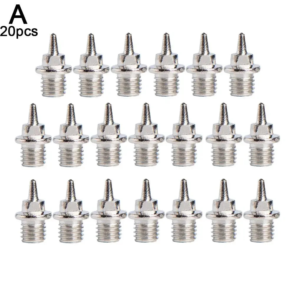 20 Pcs Hard Steel Track And Cross Country Spikes With Spike Wrench Replacement For Sprint Sports Short Running Shoes M4I0