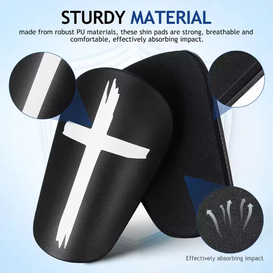 1 Pair Soccer Shin Guards Protective Gear & Shin Pads for Soccer Training &Matches Essential Soccer Gear for Kids Youth