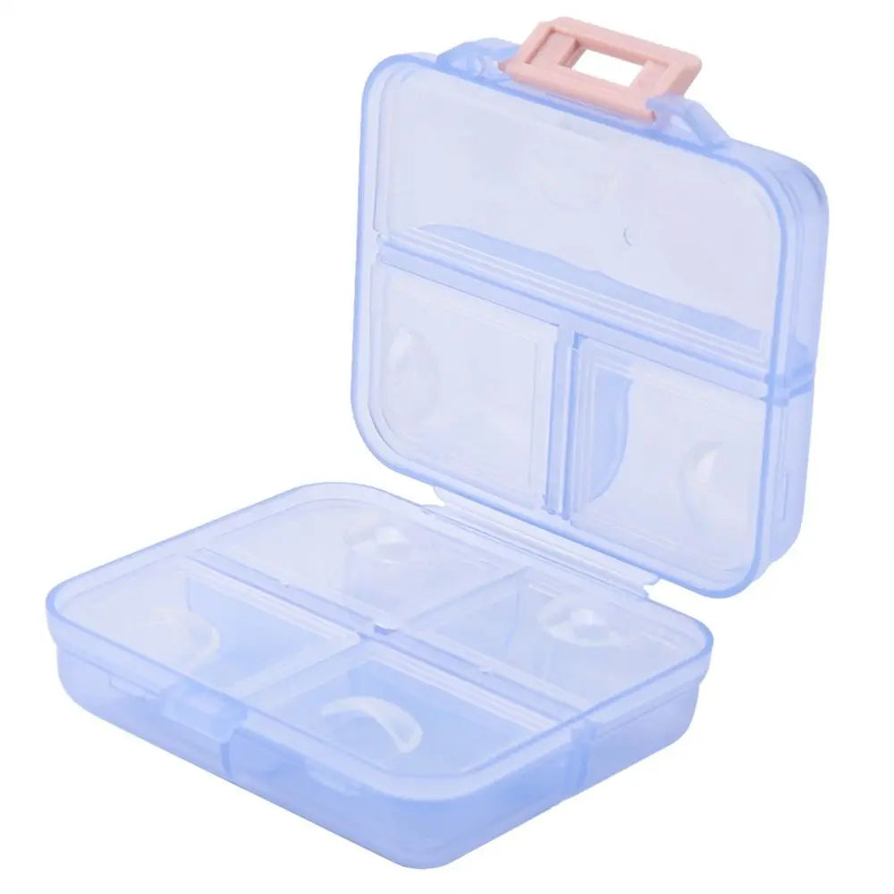 7 Grids Design Pill Box Organizer Subpackage Compartments Compact Medicine Tablet Box Sealing Cover Durable Weekly Pill Box
