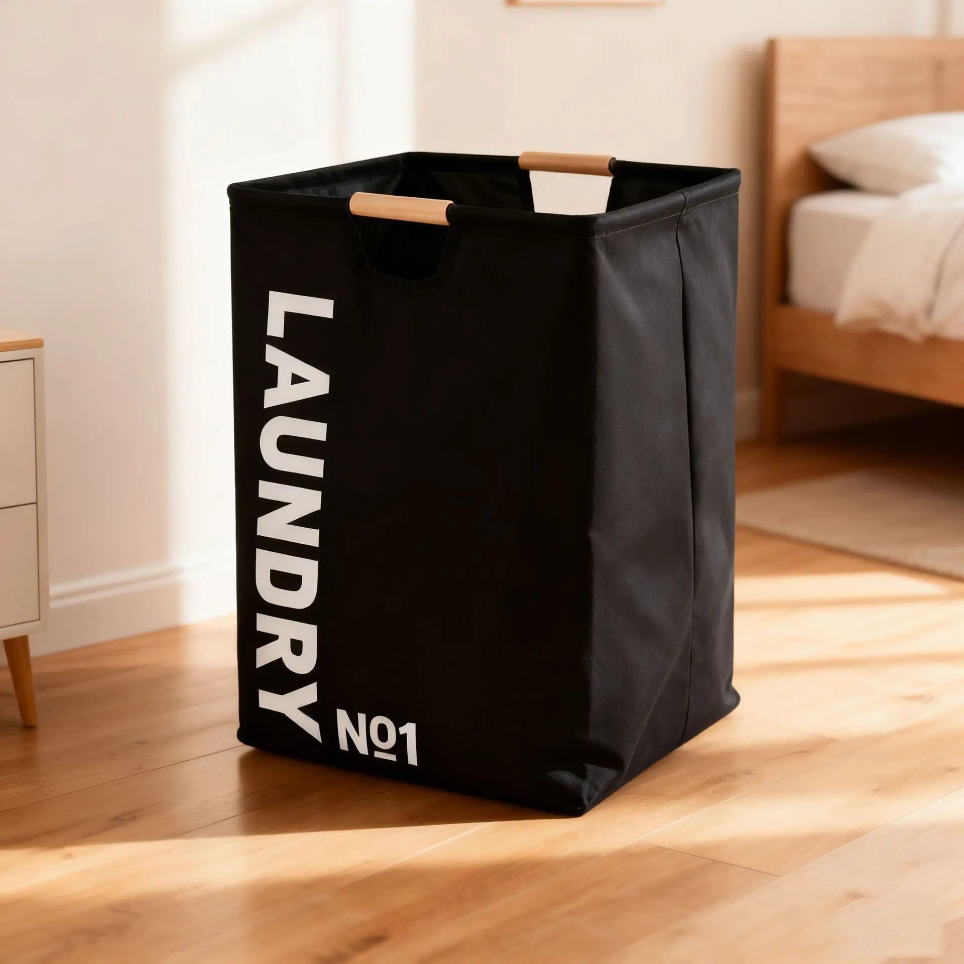 Large Laundry Hamper Clothes Hamper for Laundry Foldable Laundry Basket with Handle Cotton Fabric Storage Bin for Clothes Toys