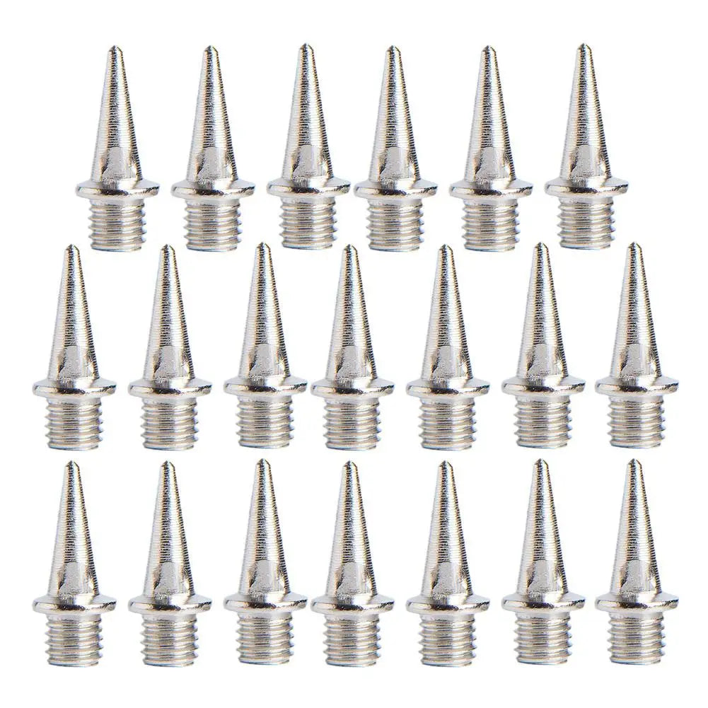 20 Pcs Hard Steel Track And Cross Country Spikes With Spike Wrench Replacement For Sprint Sports Short Running Shoes M4I0